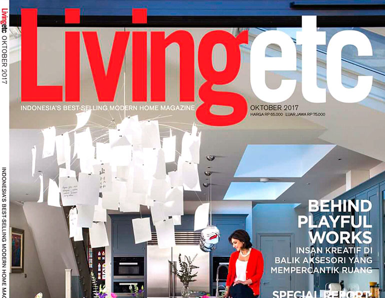 Parution de la Console « Air » dans le magazine « Living Etc »