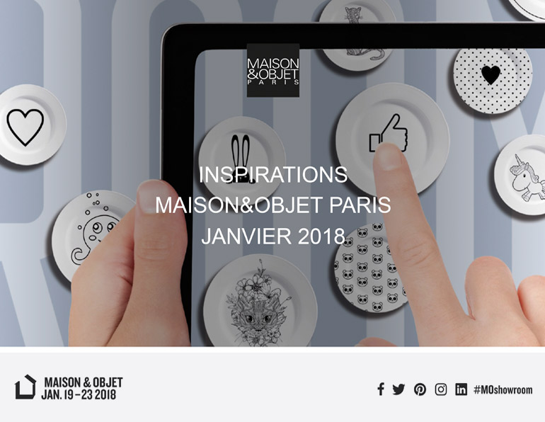 Sélection pour le showroom « Inspirations » de Maison & Objet par l’agence Nelly Rodi